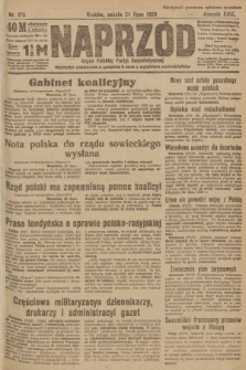 Naprzód : organ Polskiej Partyi Socyalistycznej. 1920, nr  175