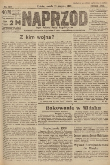 Naprzód : organ Polskiej Partyi Socyalistycznej. 1920, nr  199