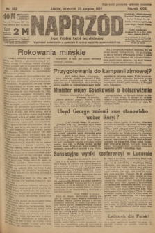 Naprzód : organ Polskiej Partyi Socyalistycznej. 1920, nr  203