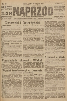 Naprzód : organ Polskiej Partyi Socyalistycznej. 1920, nr  204
