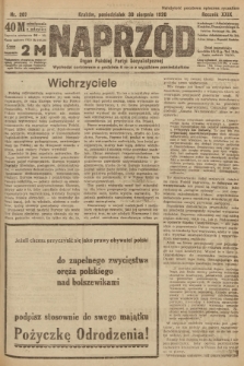 Naprzód : organ Polskiej Partyi Socyalistycznej. 1920, nr  207