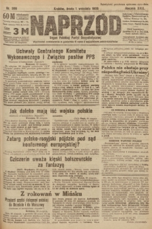 Naprzód : organ Polskiej Partyi Socyalistycznej. 1920, nr  208