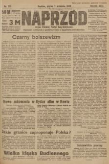 Naprzód : organ Polskiej Partyi Socyalistycznej. 1920, nr  210