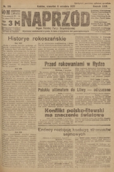 Naprzód : organ Polskiej Partyi Socyalistycznej. 1920, nr  215