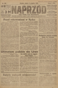 Naprzód : organ Polskiej Partyi Socyalistycznej. 1920, nr  216