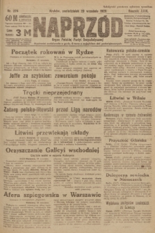 Naprzód : organ Polskiej Partyi Socyalistycznej. 1920, nr  224