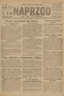 Naprzód : organ Polskiej Partyi Socyalistycznej. 1920, nr  228