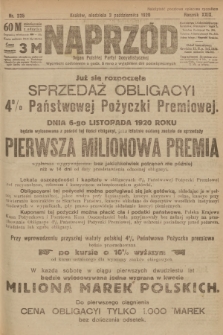 Naprzód : organ Polskiej Partyi Socyalistycznej. 1920, nr  235