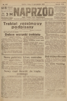 Naprzód : organ Polskiej Partyi Socyalistycznej. 1920, nr  243