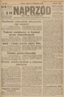 Naprzód : organ Polskiej Partyi Socyalistycznej. 1920, nr  251
