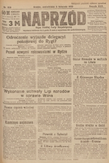 Naprzód : organ Polskiej Partyi Socyalistycznej. 1920, nr  266