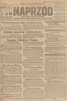 Naprzód : organ Polskiej Partyi Socyalistycznej. 1920, nr  301