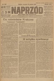 Naprzód : organ Polskiej Partyi Socyalistycznej. 1920, nr  303