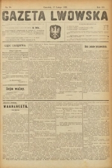 Gazeta Lwowska. 1921, nr 38