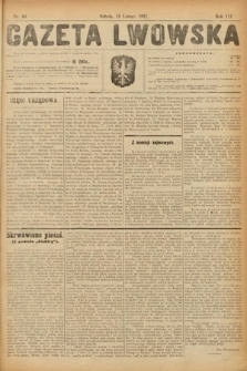 Gazeta Lwowska. 1921, nr 40