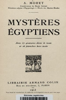 Mystères égyptiens