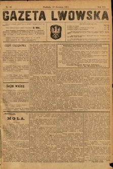 Gazeta Lwowska. 1921, nr 87