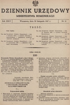 Dziennik Urzędowy Ministerstwa Komunikacji. 1947, nr 12