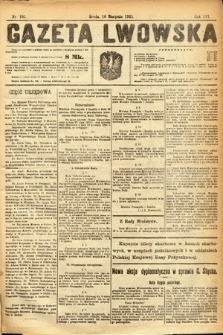 Gazeta Lwowska. 1921, nr 181