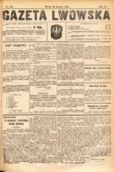 Gazeta Lwowska. 1921, nr 186