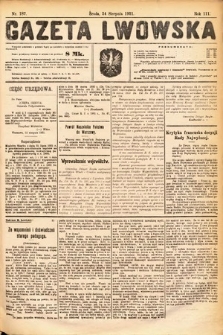 Gazeta Lwowska. 1921, nr 187