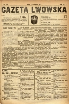 Gazeta Lwowska. 1921, nr 190