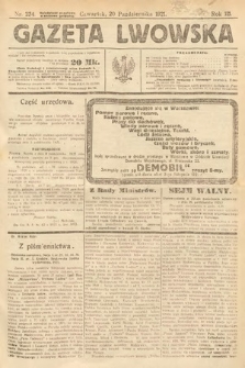 Gazeta Lwowska. 1921, nr 234
