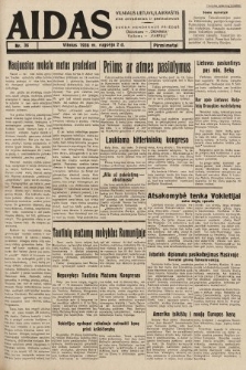 Aidas : vilniaus lietuvių laikraštis eina antradieniais ir penktadieniais : duoda nemokamus priedus ūkininkams-„ūkininką, Vaikams-”Varpelį. 1938, nr 36