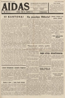 Aidas : vilniaus lietuvių laikraštis eina antradieniais ir penktadieniais : duoda nemokamus priedus ūkininkams-„ūkininką, Vaikams-”Varpelį. 1938, nr 37