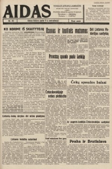 Aidas : vilniaus lietuvių laikraštis eina tris kartus savaitėje : duoda nemokamus priedus ūkininkams-„ūkininką”, Vaikams-„Varpelį”. 1938, nr 48