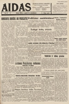 Aidas : vilniaus lietuvių laikraštis eina tris kartus savaitėje : duoda nemokamus priedus ūkininkams-„ūkininką”, Vaikams-„Varpelį”. 1938, nr 51