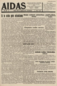 Aidas : vilniaus lietuvių laikraštis eina tris kartus savaitėje : duoda nemokamus priedus ūkininkams-„ūkininką”, Vaikams-„Varpelį”. 1938, nr 69