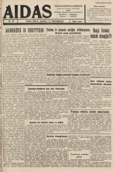Aidas : vilniaus lietuvių laikraštis eina tris kartus savaitėje : duoda nemokamus priedus ūkininkams-„ūkininką”, Vaikams-„Varpelį”. 1938, nr 70