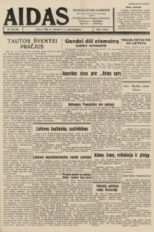 Aidas : vilniaus lietuvių laikraštis eina tris kartus savaitėje : duoda nemokamus priedus ūkininkams-„ūkininką”, Vaikams-„Varpelį”. 1939, nr 22