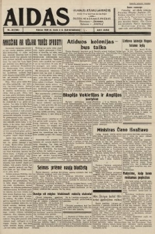 Aidas : vilniaus lietuvių laikraštis eina tris kartus savaitėje : duoda nemokamus priedus ūkininkams-„ūkininką”, Vaikams-„Varpelį”. 1939, nr 26