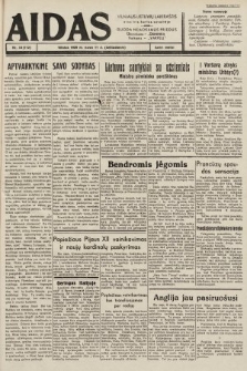 Aidas : vilniaus lietuvių laikraštis eina tris kartus savaitėje : duoda nemokamus priedus ūkininkams-„ūkininką”, Vaikams-„Varpelį”. 1939, nr 30