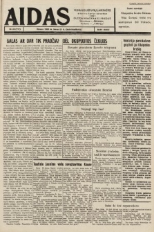 Aidas : vilniaus lietuvių laikraštis eina tris kartus savaitėje : duoda nemokamus priedus ūkininkams-„ūkininką”, Vaikams-„Varpelį”. 1939, nr 35