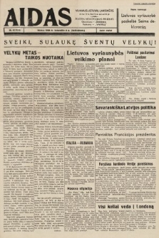 Aidas : vilniaus lietuvių laikraštis eina tris kartus savaitėje : duoda nemokamus priedus ūkininkams-„ūkininką”, Vaikams-„Varpelį”. 1939, nr 42