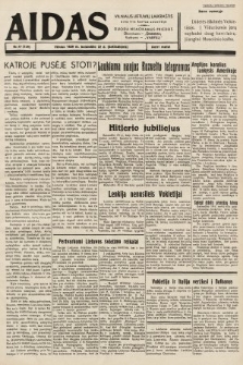 Aidas : vilniaus lietuvių laikraštis eina tris kartus savaitėje : duoda nemokamus priedus ūkininkams-„ūkininką”, Vaikams-„Varpelį”. 1939, nr 47