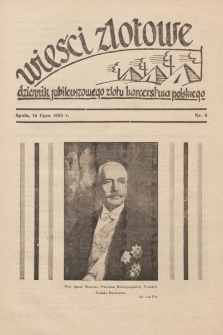 Wieści Zlotowe : dziennik Jubileuszowego Zlotu Harcerstwa Polskiego. 1935, nr 4