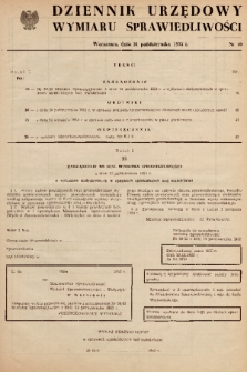 Dziennik Urzędowy Wymiaru Sprawiedliwości. 1953, nr 10