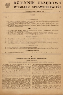 Dziennik Urzędowy Wymiaru Sprawiedliwości. 1954, nr 2