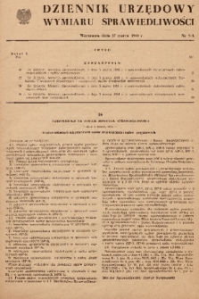 Dziennik Urzędowy Wymiaru Sprawiedliwości. 1954, nr 3A