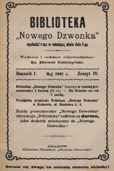 Biblioteka Nowego Dzwonka. 1901, nr 4