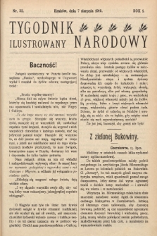 Tygodnik Narodowy Ilustrowany. 1910, nr 32