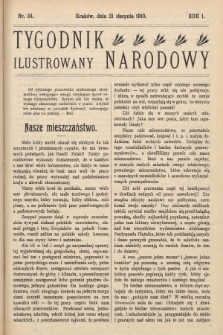 Tygodnik Narodowy Ilustrowany. 1910, nr 34