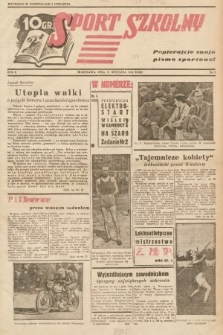 Sport Szkolny. 1938, nr 3