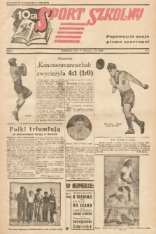 Sport Szkolny. 1938, nr 4