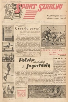 Sport Szkolny. 1938, nr 5