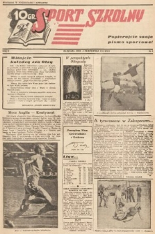 Sport Szkolny. 1938, nr 8